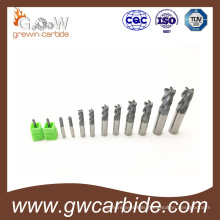 Customizes Tungsten Carbide Square End Mills 4 Flutes